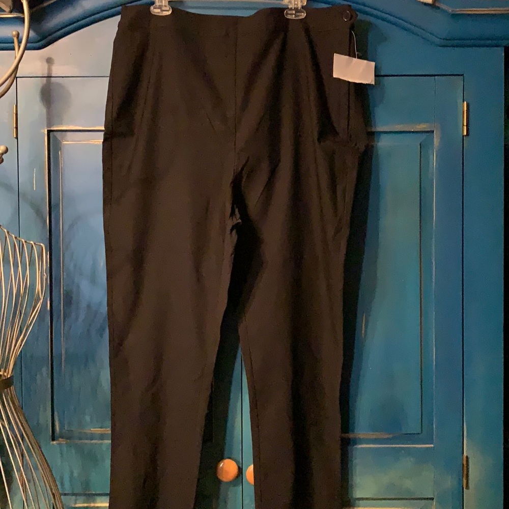2X ModCloth Black stretch Dress Pants